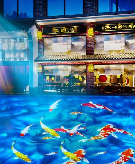 室内水纹光影案例