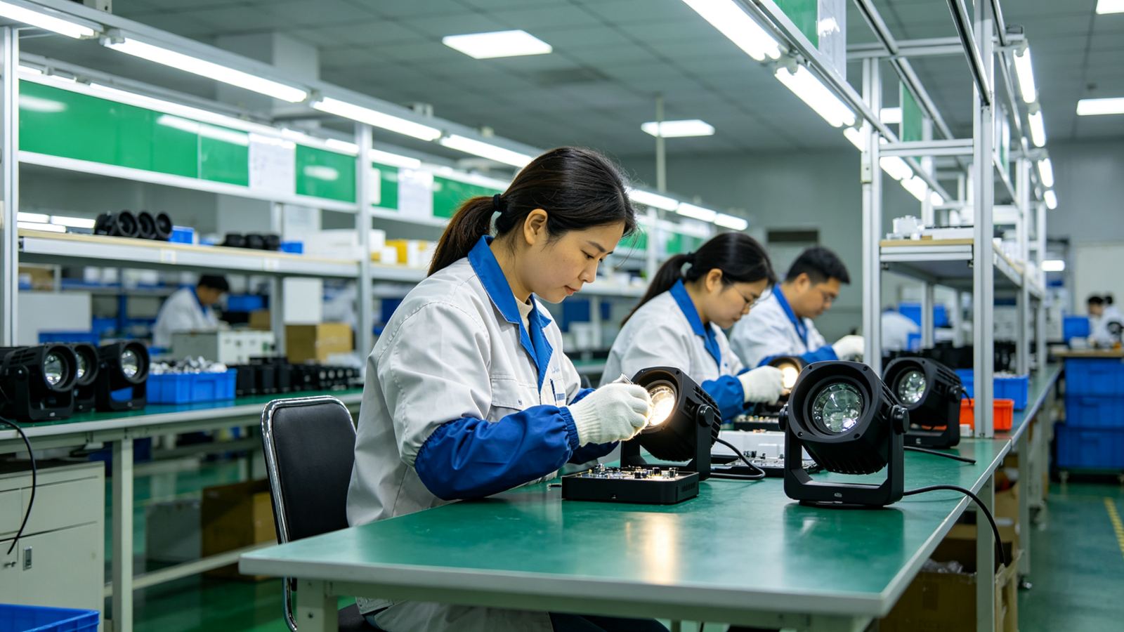 中山市汇铨照明有限公司生产车间